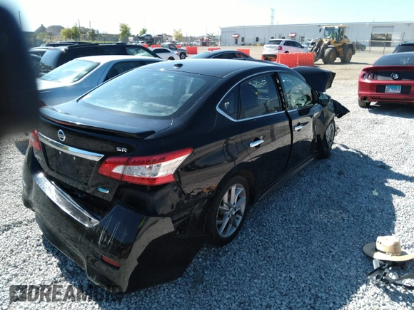 2014 Nissan Sentra SR with VIN 3N1AB7AP7EY279983, listed as a IAAI auction lot 34572411 with Not Provided miles and . Bid and sale history available at DreamBid. Image 4.