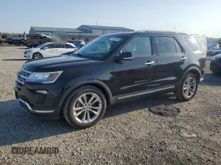 2018 Ford Explorer Limited with VIN 1FM5K7F8XJGC63137, listed as a Copart auction lot 51897435 with 125,801 mi miles and Salvage Title. Bid and sale history available at carsss.com. Image 1.