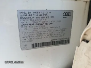 2019 Audi Q3 Premium z VIN WA1AECF34K1076675, wystawiony jako Copart lot #64700065 z przebiegiem 65 725 mil mil oraz Szkoda całkowita • Salvage title. Historia ofert i sprzedaży dostępna na DreamBid. Obrazek 12.