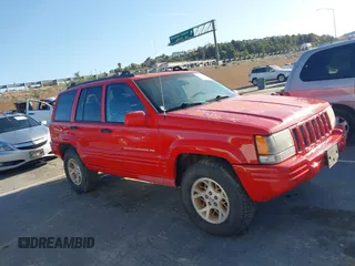 1998 Jeep Grand Cherokee Limited with VIN 1J4GZ78Y0WC234728, listed as a IAAI auction lot 41706645 with 191,928 mi miles. Bid and sale history available at carsss.com. Image 1.