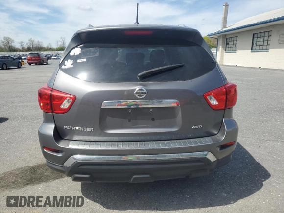 2017 Nissan Pathfinder SL with VIN 5N1DR2MM5HC614967, listed as a Copart auction lot 53985725 with 0 mi miles and Clean Title. Bid and sale history available at carsss.com. Image 6.