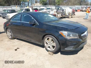 2016 Mercedes-Benz CLA with VIN WDDSJ4EB1GN299038, listed as a IAAI auction lot 41805142 with 95,621 mi miles. Bid and sale history available at carsss.com. Image 1.