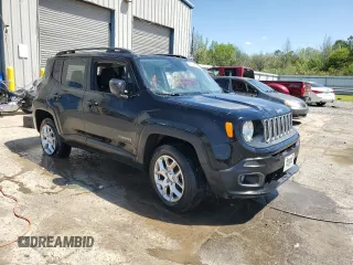 2017 Jeep Renegade Altitude with VIN ZACCJBBB3HPF80404, listed as a Copart auction lot 52114865 with 155,068 mi miles and Salvage title. Bid and sale history available at DreamBid. Image 4.