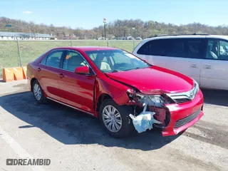 2012 Toyota Camry L with VIN 4T1BF1FK8CU543126, listed as a IAAI auction lot 41878536 with 166,384 mi miles. Bid and sale history available at carsss.com. Image 1.