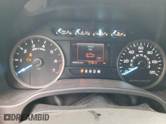 2020 Ford F-150 with VIN 1FTEW1P4XLKF21495, listed as a Copart auction lot 71834724 with 68,320 mi miles and Salvage title. Bid and sale history available at DreamBid. Image 9.
