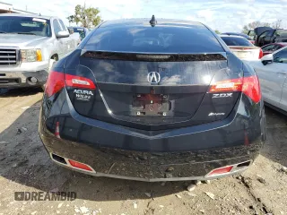 2012 Acura ZDX Tech Pkg with VIN 2HNYB1H48CH500637, listed as a Copart auction lot 74620594 with Not Provided miles and Clean Title. Bid and sale history available at carsss.com. Image 6.