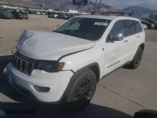2021 Jeep Grand Cherokee Limited with VIN 1C4RJFBT4MC588228, listed as a Copart auction lot 72638074 with 61,623 mi miles and Salvage Title. Bid and sale history available at carsss.com. Image 1.
