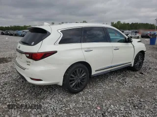 2020 Infiniti QX60 Luxe with VIN 5N1DL0MM6LC528601, listed as a Copart auction lot 49480335 with 63,901 mi miles and Salvage title. Bid and sale history available at DreamBid. Image 3.