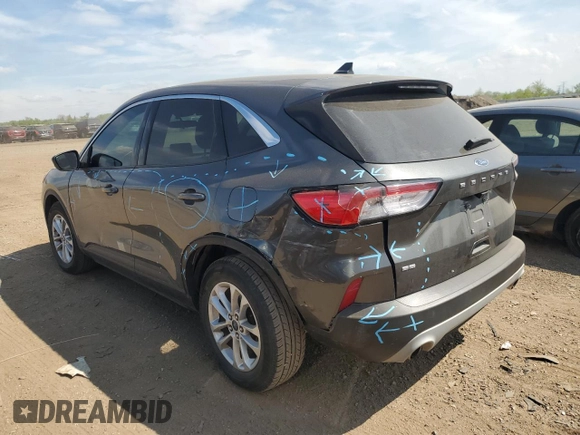 2020 Ford Escape SE with VIN 1FMCU0G68LUC62482, listed as a Copart auction lot 56679475 with 55,282 mi miles and Salvage title. Bid and sale history available at DreamBid. Image 2.