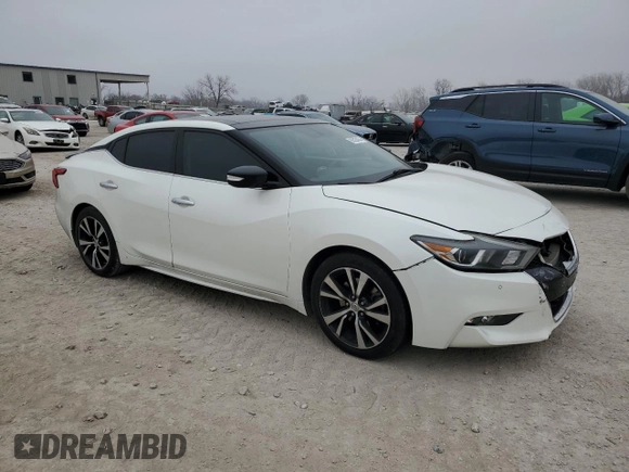 2017 Nissan Maxima SR with VIN 1N4AA6AP5HC445379, listed as a Copart auction lot 86525454 with 175,832 mi miles and Salvage title. Bid and sale history available at DreamBid. Image 4.