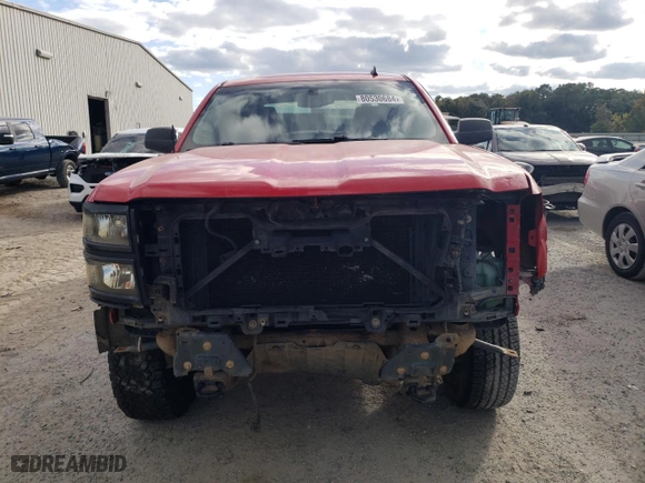 2014 Chevrolet Silverado 1500 LT with VIN 3GCUKREH0EG247486, listed as a Copart auction lot 80530684 with 128,345 mi miles and Salvage Title. Bid and sale history available at carsss.com. Image 5.