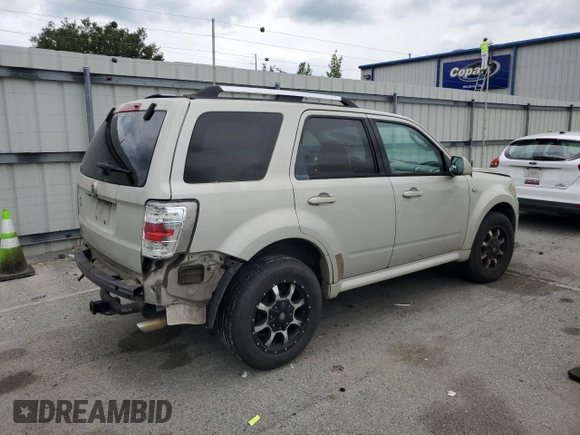 2009 Mercury Mariner Premier with VIN 4M2CU87GX9KJ20726, listed as a Copart auction lot 58690305 with 174,698 mi miles and Salvage title. Bid and sale history available at DreamBid. Image 3.