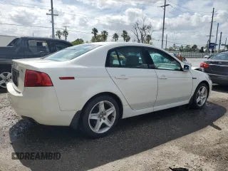 2004 Acura TL with VIN 19UUA66284A046588, listed as a Copart auction lot 47814095 with 152,355 mi miles and Salvage Title. Bid and sale history available at carsss.com. Image 3.
