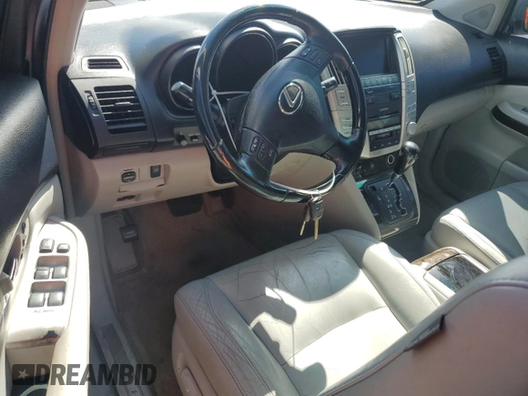 2005 Lexus RX 330 with VIN JTJGA31U750057587, listed as a Copart auction lot 74395084 with 0 mi miles and Non Repairable. Bid and sale history available at carsss.com. Image 8.