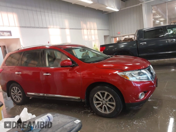 2016 Nissan Pathfinder Platinum z VIN 5N1AR2MM1GC617754, wystawiony jako IAAI lot #41387899 z przebiegiem 105 936 mil mil oraz . Historia ofert i sprzedaży dostępna na DreamBid. Obrazek 13.