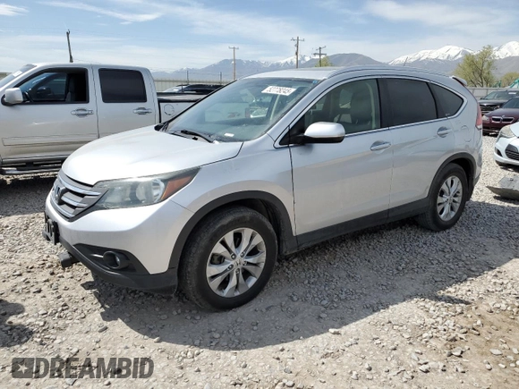 2012 Honda CR-V EX-L with VIN JHLRM4H73CC007681, listed as a Copart auction lot 52778245 with 129,141 mi miles and Salvage Title. Bid and sale history available at carsss.com. Image 1.