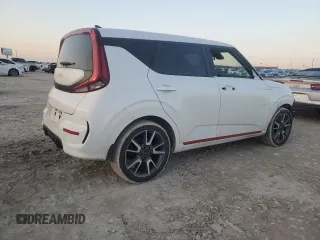 2022 Kia Soul Turbo with VIN KNDJ53AFXN7180712, listed as a Copart auction lot 43558835 with 55,487 mi miles and Salvage Title. Bid and sale history available at carsss.com. Image 3.