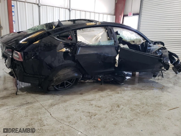 2022 Tesla Model 3 Long Range with VIN 5YJ3E1EB3NF186916, listed as a Copart auction lot 48876285 with 0 mi miles and Non Repairable. Bid and sale history available at carsss.com. Image 3.
