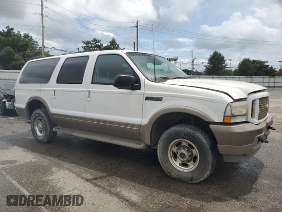 2003 Ford Excursion Eddie Bauer z VIN 1FMNU45S33ED05927, wystawiony jako Copart lot #65446335 z przebiegiem 149 989 mil mil oraz Czysty tytuł • Clean title. Historia ofert i sprzedaży dostępna na DreamBid. Obrazek 4.
