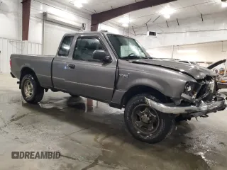 2005 Ford Ranger XL with VIN 1FTYR15E65PA66148, listed as a Copart auction lot 50739615 with 124,631 mi miles and Salvage Title. Bid and sale history available at DreamBid. Image 4.