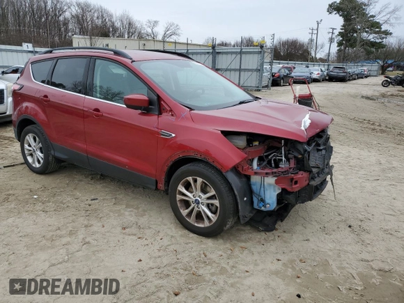 2018 Ford Escape SE with VIN 1FMCU0G9XJUB62780, listed as a Copart auction lot 88091125 with 75,511 mi miles and Salvage Title. Bid and sale history available at carsss.com. Image 4.