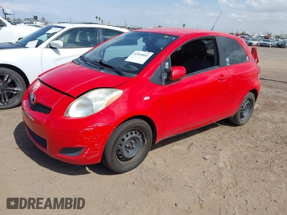 2010 Toyota Yaris with VIN JTDJT4K32A5318619, listed as a IAAI auction lot 41949602 with 134,614 mi miles. Bid and sale history available at carsss.com. Image 2.