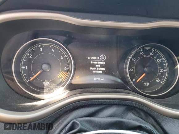 2015 Jeep Cherokee Limited with VIN 1C4PJLDB5FW765834, listed as a Copart auction lot 46186225 with 87,758 mi miles and Salvage Title. Bid and sale history available at DreamBid. Image 9.