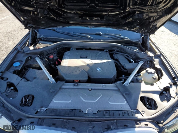 2023 BMW X3 xDrive30i with VIN 5UX53DP03P9P79117, listed as a Copart auction lot 46936995 with 3,710 mi miles and Salvage Title. Bid and sale history available at carsss.com. Image 11.