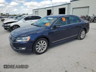 2013 Volkswagen Passat SEL Premium with VIN 1VWCH7A31DC048552, listed as a Copart auction lot 71795994 with 0 mi miles and Salvage Title. Bid and sale history available at carsss.com. Image 1.