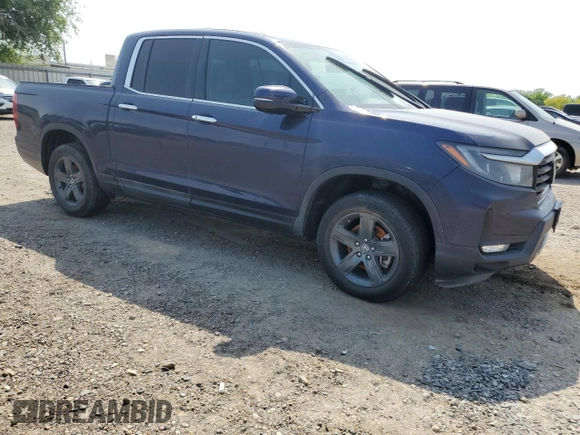 2023 Honda Ridgeline RTL-E с VIN 5FPYK3F74PB023755, выставлен на аукционе Copart как лот 51540665 с пробегом 26 304 миль миль и Списание • Salvage title. История ставок и продаж доступна на DreamBid. Изображение 4.