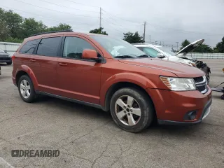 2012 Dodge Journey SXT with VIN 3C4PDDBG1CT241674, listed as a Copart auction lot 65224625 with 205,143 mi miles and Salvage title. Bid and sale history available at DreamBid. Image 4.