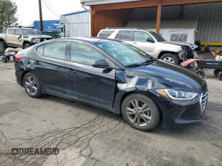 2018 Hyundai Elantra SEL with VIN 5NPD84LF6JH397266, listed as a Copart auction lot 54344385 with 51,536 mi miles and Non Repairable. Bid and sale history available at DreamBid. Image 4.