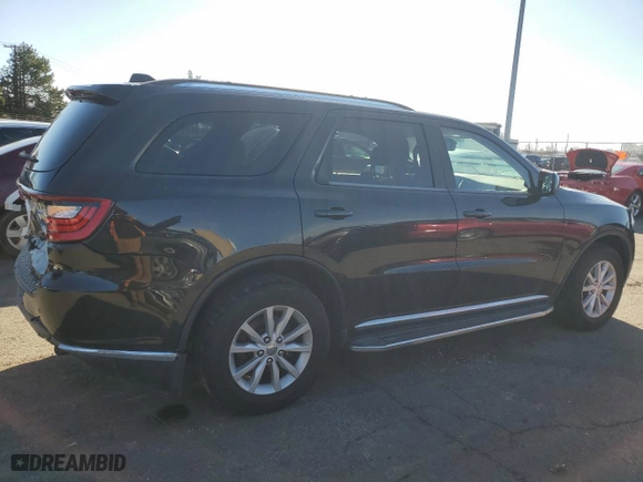 2015 Dodge Durango SXT with VIN 1C4RDJAG5FC128285, listed as a Copart auction lot 47456315 with 94,611 mi miles and Salvage Title. Bid and sale history available at carsss.com. Image 3.