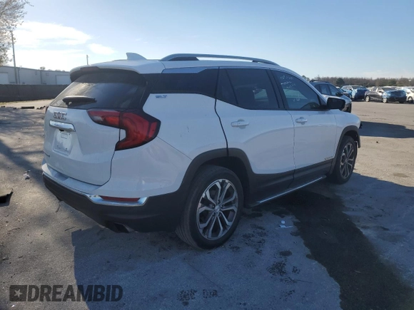 2020 GMC Terrain SLT z VIN 3GKALPEX1LL216929, wystawiony jako Copart lot #43133704 z przebiegiem 43 449 mil mil oraz Szkoda całkowita • Salvage title. Historia ofert i sprzedaży dostępna na DreamBid. Obrazek 3.