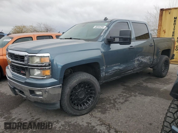 2014 Chevrolet Silverado 1500 LT with VIN 3GCUKREC6EG181126, listed as a Copart auction lot 48345295 with 187,771 mi miles and Salvage Title. Bid and sale history available at DreamBid. Image 1.