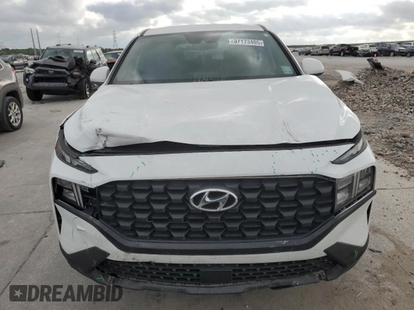 2022 Hyundai Santa Fe SE z VIN 5NMS14AJ7NH435951, wystawiony jako Copart lot #57173405 z przebiegiem 33 360 mil mil oraz Szkoda całkowita • Salvage title. Historia ofert i sprzedaży dostępna na DreamBid. Obrazek 5.