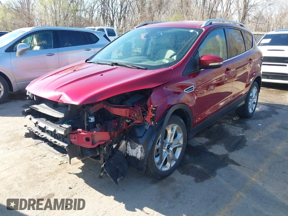 2014 Ford Escape Titanium with VIN 1FMCU9J97EUB79748, listed as a IAAI auction lot 41884915 with 197,899 mi miles. Bid and sale history available at carsss.com. Image 17.