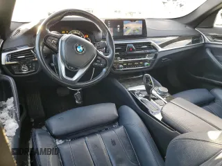2017 BMW 5 Series 530i xDrive with VIN WBAJA7C39HG904946, listed as a Copart auction lot 44979865 with 132,890 mi miles and Salvage Title. Bid and sale history available at carsss.com. Image 8.