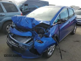 2021 Chevrolet Bolt EV LT with VIN 1G1FY6S07M4107153, listed as a Copart auction lot 40770513 with 8,122 mi miles. Bid and sale history available at carsss.com. Image 1.
