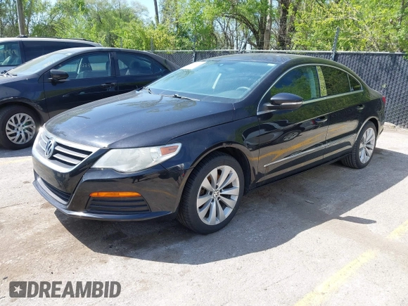 2012 Volkswagen CC Sport PZEV with VIN WVWMP7ANXCE507124, listed as a IAAI auction lot 42105616 with 128,873 mi miles. Bid and sale history available at carsss.com. Image 2.