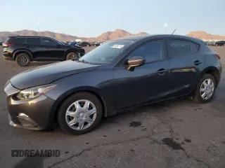 2016 Mazda 3 i Sport with VIN JM1BM1J71G1310869, listed as a Copart auction lot 86384774 with 98,893 mi miles and Salvage Title. Bid and sale history available at DreamBid. Image 1.