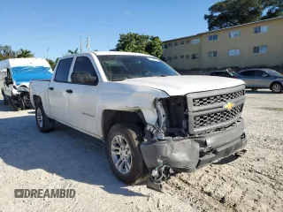 2014 Chevrolet Silverado 1500 Work Truck with VIN 3GCUKPEC2EG247868, listed as a Copart auction lot 45210595 with 136,836 mi miles and Salvage Title. Bid and sale history available at carsss.com. Image 4.