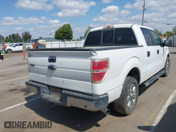 2014 Ford F-150 XL with VIN 1FTFW1CT8EKF55164, listed as a IAAI auction lot 42111483 with 233,166 mi miles. Bid and sale history available at carsss.com. Image 4.