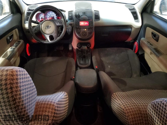 2010 Kia Soul + with VIN KNDJT2A23A7073850, listed as a Copart auction lot 50018515 with 108,747 mi miles and Salvage Title. Bid and sale history available at DreamBid. Image 8.