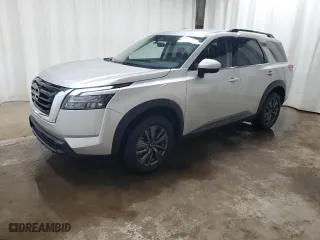 2023 Nissan Pathfinder SV with VIN 5N1DR3BA1PC239883, listed as a Copart auction lot 45992735 with 61,791 mi miles and Clean Title. Bid and sale history available at carsss.com. Image 1.