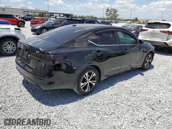 2021 Nissan Sentra SV z VIN 3N1AB8CV9MY242062, wystawiony jako Copart lot #55551615 z przebiegiem 57 959 mil mil oraz Nie do naprawy • Non repairable. Historia ofert i sprzedaży dostępna na DreamBid. Obrazek 3.