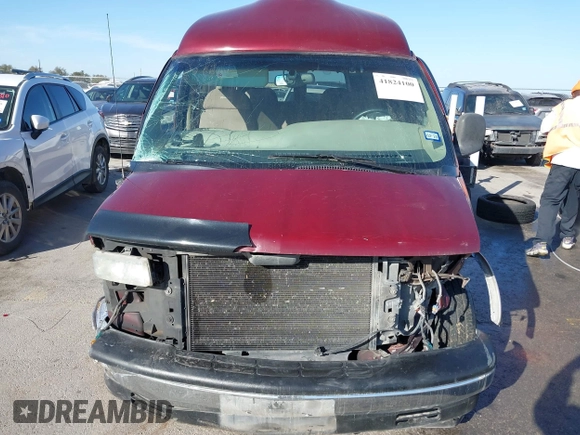 2002 Chevrolet Express with VIN 1GBFG15R021224003, listed as a IAAI auction lot 41824100 with Not Provided miles and . Bid and sale history available at DreamBid. Image 11.