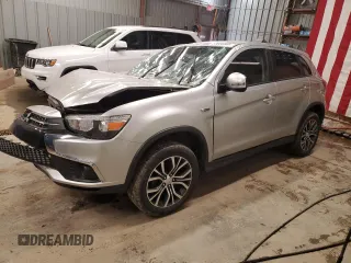 2018 Mitsubishi Outlander ES z VIN JA4AR3AU7JZ017690, wystawiony jako Copart lot #53666385 z przebiegiem Nie podano mil oraz Szkoda całkowita • Salvage title. Historia ofert i sprzedaży dostępna na DreamBid. Obrazek 1.