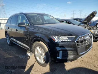 2023 Audi Q7 Premium Plus with VIN WA1LCBF73PD010023, listed as a Copart auction lot 88778615 with 16,038 mi miles and Salvage title. Bid and sale history available at DreamBid. Image 4.