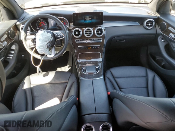 2020 Mercedes-Benz GLC 300 with VIN W1N0G8DB2LF865701, listed as a Copart auction lot 57862225 with 51,074 mi miles and Salvage title. Bid and sale history available at DreamBid. Image 8.